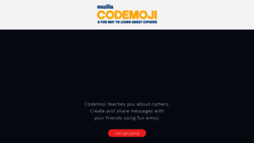 What Codemoji.org website looked like in 2018 (5 years ago)