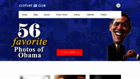 What Clotureclub.com website looked like in 2018 (5 years ago)