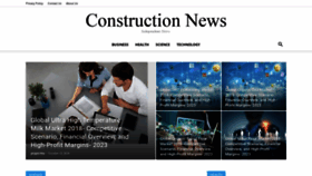 What Constructionnews24.com website looked like in 2018 (5 years ago)