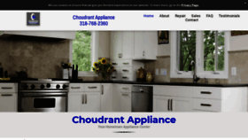 What Choudrantappliance.com website looked like in 2018 (5 years ago)