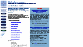 What Clsdiagnostics.com website looked like in 2018 (5 years ago)