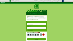 What Censobasico.inep.gov.br website looked like in 2018 (5 years ago)