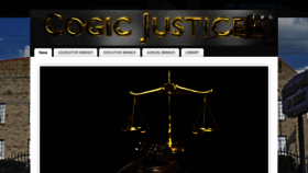 What Cogicjustice.net website looked like in 2018 (5 years ago)