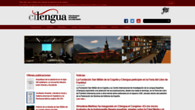 What Cilengua.es website looked like in 2018 (5 years ago)