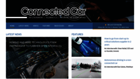 What Connectedcarmag.com website looked like in 2018 (5 years ago)