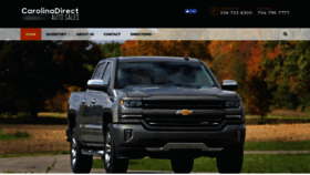 What Carolinadirectautosales.com website looked like in 2018 (5 years ago)