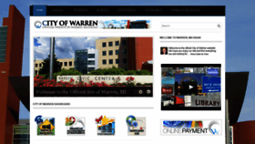 What Cityofwarren.org website looked like in 2018 (5 years ago)