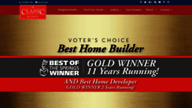 What Classichomes.com website looked like in 2018 (5 years ago)
