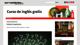 What Curso-gratis-ingles.euroresidentes.com website looked like in 2018 (5 years ago)