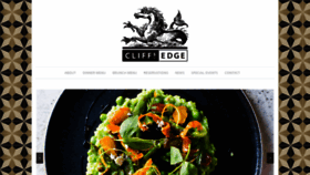 What Cliffsedgecafe.com website looked like in 2018 (5 years ago)