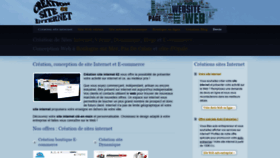 What Creationsiteinternet62.fr website looked like in 2018 (5 years ago)