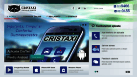 What Cristaxi.ro website looked like in 2018 (5 years ago)