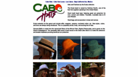 What Cabohats.com website looked like in 2018 (5 years ago)