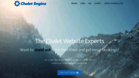 What Chaletengine.com website looked like in 2018 (5 years ago)