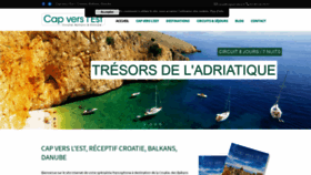 What Capverslest.fr website looked like in 2018 (6 years ago)