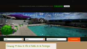 What Camping-dans-le-lot.com website looked like in 2018 (5 years ago)