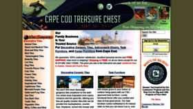 What Capecodtreasurechest.com website looked like in 2018 (5 years ago)
