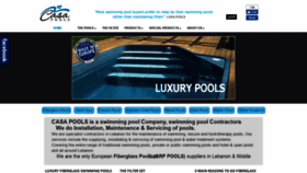 What Casa-pools.com website looked like in 2018 (5 years ago)