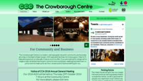 What Crowboroughcentre.info website looked like in 2018 (5 years ago)