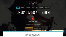 What Cueapartments.com website looked like in 2018 (5 years ago)