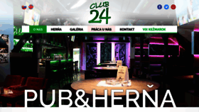What Club24.sk website looked like in 2018 (5 years ago)