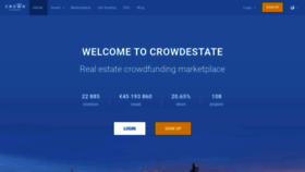 What Crowdestate.eu website looked like in 2018 (5 years ago)