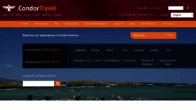 What Condortravel.com website looked like in 2018 (5 years ago)