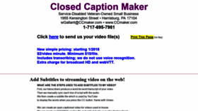 What Ccmaker.com website looked like in 2018 (5 years ago)