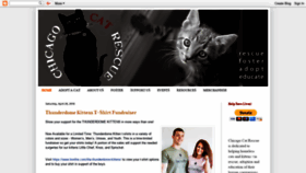 What Chicagocatrescue.org website looked like in 2018 (5 years ago)