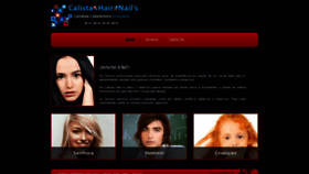 What Calista-hair.com website looked like in 2018 (5 years ago)