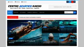 What Centroacuaticohaedo.com.ar website looked like in 2018 (5 years ago)