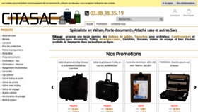 What Citasac.fr website looked like in 2018 (5 years ago)