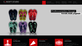 What Concept-studio.de website looked like in 2018 (5 years ago)