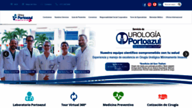 What Clinicaportoazul.com website looked like in 2018 (5 years ago)