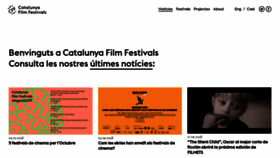 What Catalunyafilmfestivals.com website looked like in 2018 (5 years ago)