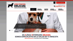 What Clinicaveterinariadelicias.es website looked like in 2018 (5 years ago)