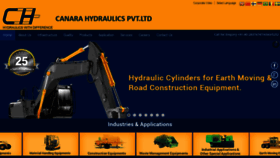 What Canarahydraulics.com website looked like in 2018 (5 years ago)
