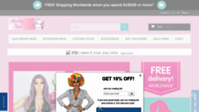 What Clutchingatcurls.com.au website looked like in 2018 (5 years ago)