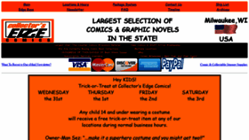 What Collectorsedgecomics.com website looked like in 2018 (5 years ago)