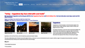 What Cappadociadailytours.org website looked like in 2018 (5 years ago)