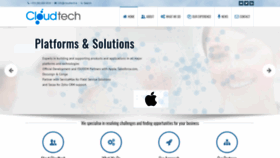 What Cloudtech.ie website looked like in 2018 (5 years ago)