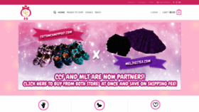 What Cottoncandyfeet.com website looked like in 2018 (5 years ago)