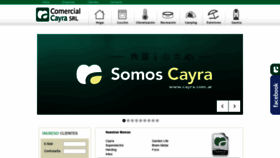 What Comercialcayra.com.ar website looked like in 2018 (5 years ago)
