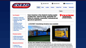 What Cosio.co.nz website looked like in 2018 (5 years ago)