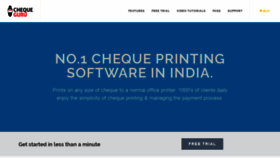 What Chequeprintingsoftware.com website looked like in 2018 (5 years ago)