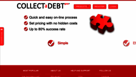 What Collectadebtpro.com website looked like in 2018 (5 years ago)