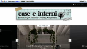What Caseeinterni.it website looked like in 2018 (5 years ago)
