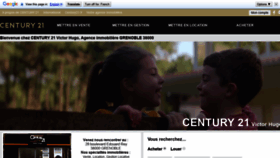What Century21-victor-hugo-grenoble.com website looked like in 2018 (5 years ago)