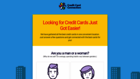 What Creditcard-connection.com website looked like in 2018 (5 years ago)