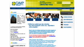 What Cavp.fr website looked like in 2018 (5 years ago)